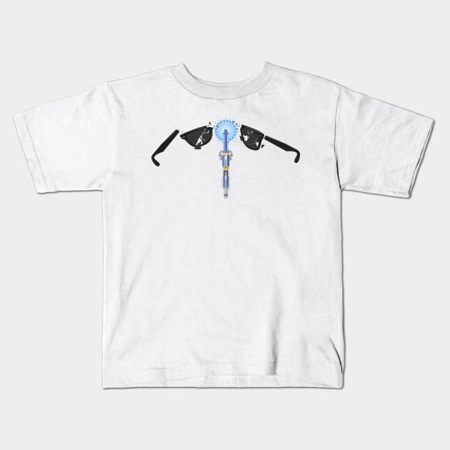 Hand Held Purist II Kids T-Shirt by Gridcurrent